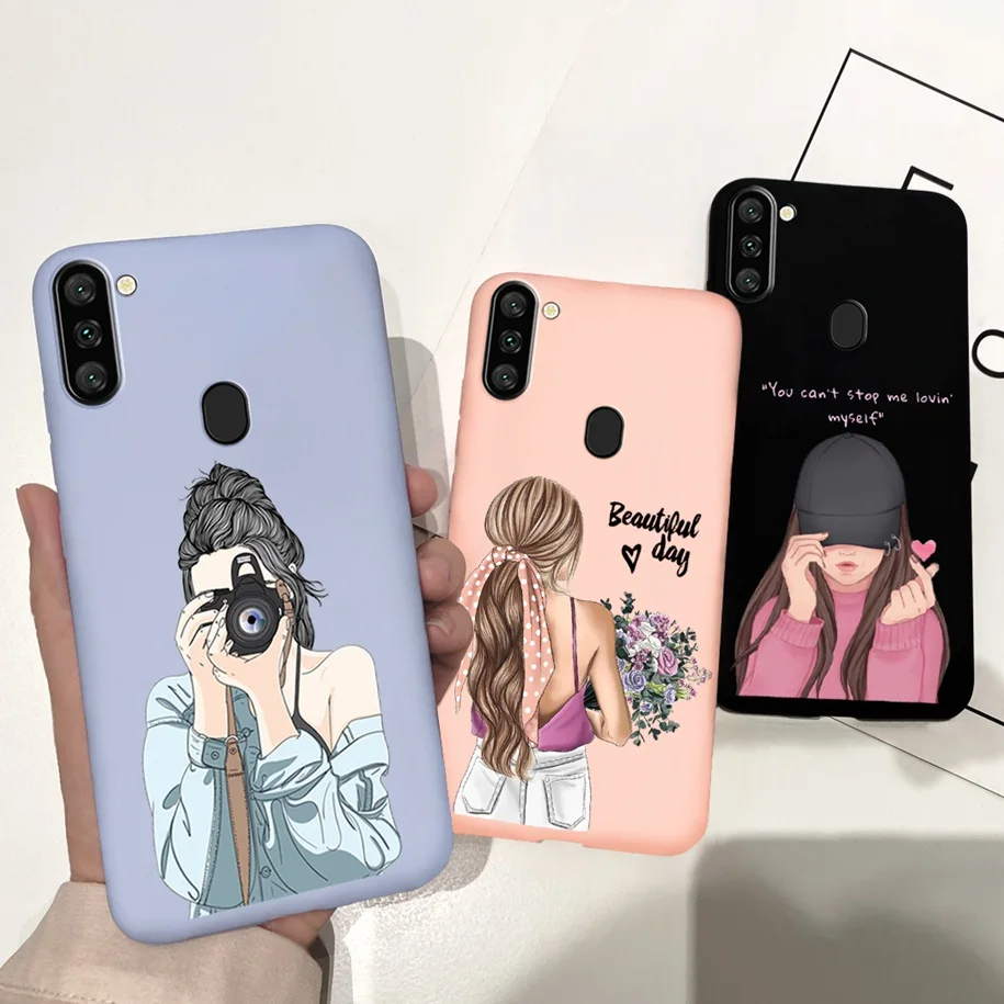 Мягкий чехол из ТПУ для Samsung A11, противоударный Тонкий чехол для Samsung Galaxy A11 SM-A115F/DS A 11