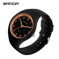 Sanda Merk Kinderen Horloges Fashion Kinderen Siliconen Waterdicht Quartz Horloge Jongens Sport Horloges Voor Meisjes Gift Klok 2023