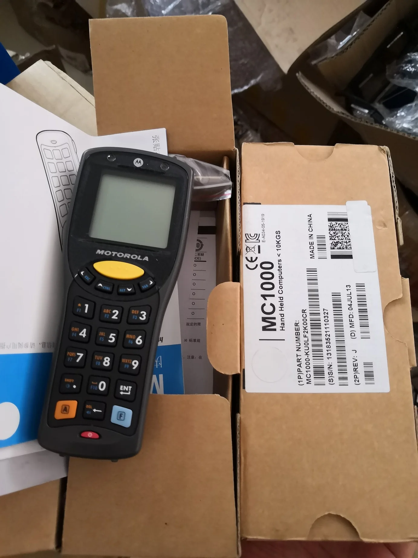 Motorola/Symbol MC1000 Barcode Scanner Handheld  MC1000 Handheld Mobile Computer，CE5.0 OS/1D