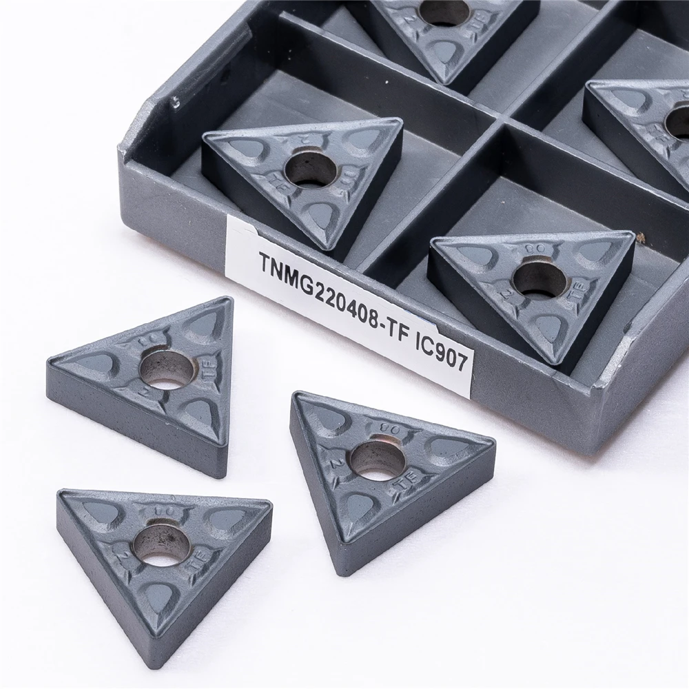 TNMG220408 TF IC908 คาร์ไบด์แทรกภายนอกมีดใบมีด CNC เครื่องตัดโลหะเครื่องมือ TNMG 220408