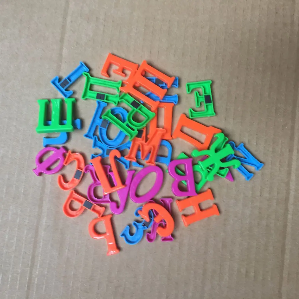 33 pcs Russian Alphabet Fridge Magnets Baby Self Learning Teach Your Own Intelligence Toys DIY Educational Learning Toys Games