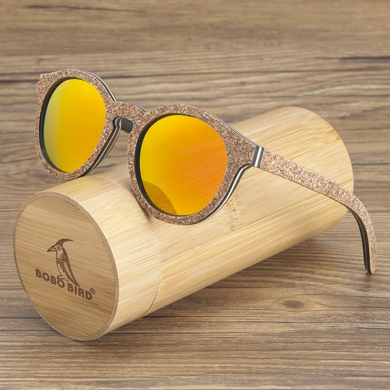 sunglasses Women 2020 BOBO BIRD Wooden Sunglasses Men Polarized Sun Glasses Ladies Fashion Eyewear очки женские Dropshipping