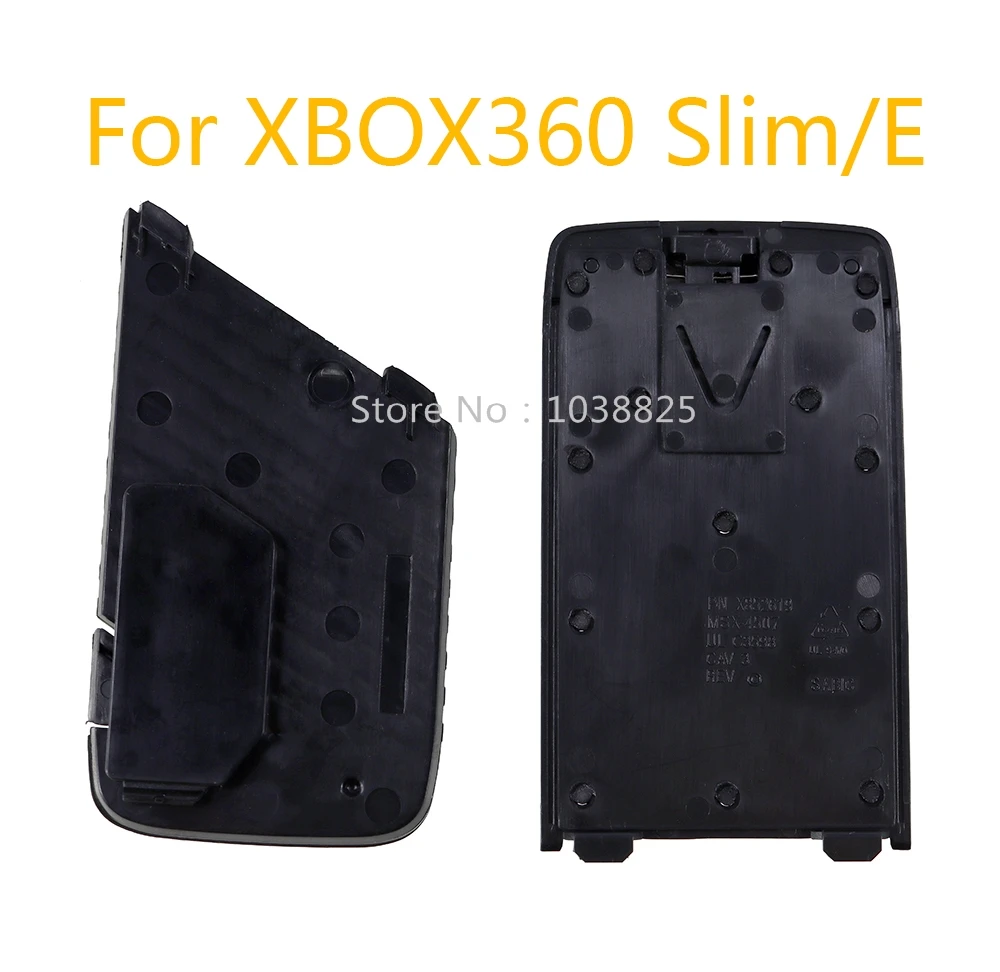 20 stücke Schwarz kunststoff hdd abdeckung shell für xbox360 schlank s festplatte abdeckung für xbox360 E kunststoff fall abdeckung