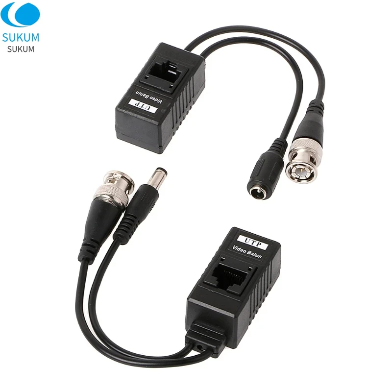 

8MP BNC к RJ45 витая пара BNC CCTV Video Balun пассивные трансиверы UTP Balun для 4K AHD/CVI/TVI/CVBS камеры