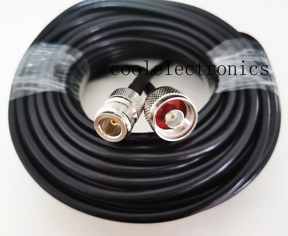 RG58 50-3 N male Plug to N Female Jack RF Connector Coax Coaxial Pigtail Cable Wifi Antenna 15/50cm 1/2/3/5/10/15/20/30/50m