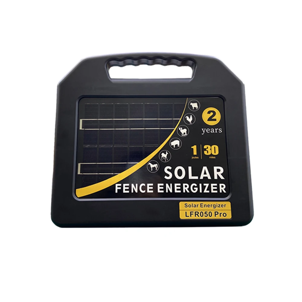 Lydite Solar Fence Energizer PRO ( has Battery ) 1J /30 Miles / 100Acres  ABS Case EU Standard AC/DC