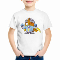 Cartoon Kids Clothes Los Super Zings Series 6 Print T-shirt Girls Boys Kawaii Short Sleeve Clothing Fashion T Shirt Tops,YKP115