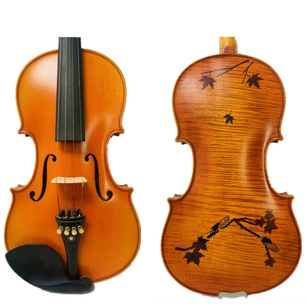 

SONG master Strad style Song Maestro 4/4 violin Drawing/Inlay back ,huge and powerful sound #9776