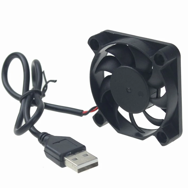 2 Pieces Gdstime 50x50x10mm 50mm 5010s 5cm USB Computer DC Cooling Fan Cooler 5V