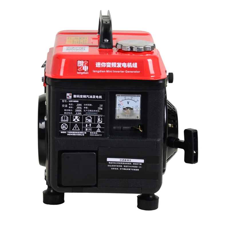 Small mini portable gasoline generator for household w220 single-phase 1000 v low outdoor mute vehicle-mounted inverter