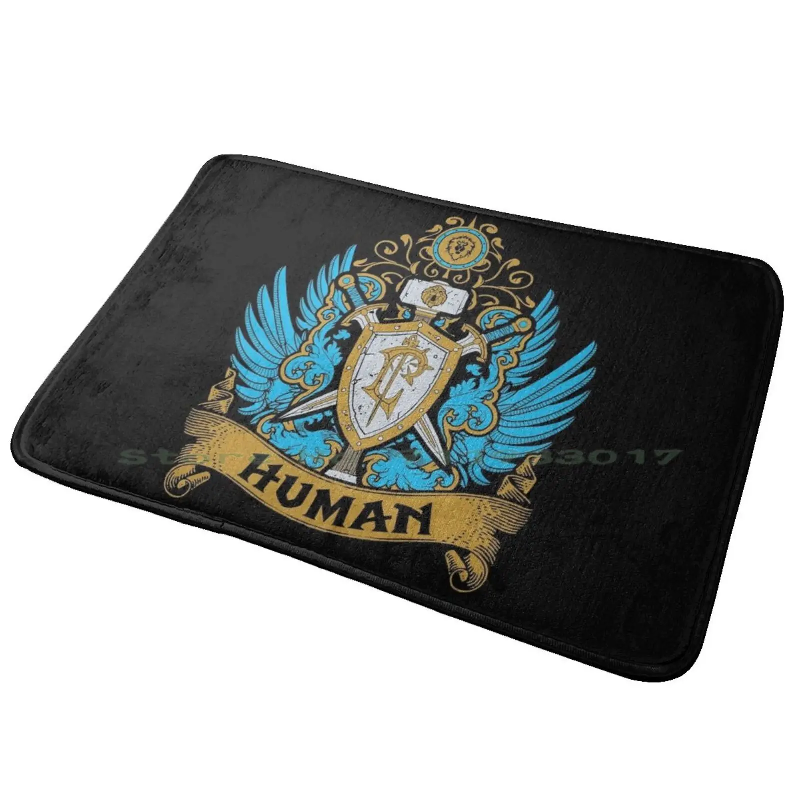 Human-Elite Edition Entrance Door Mat Bath Mat Rug World Of Alliance World Of Fangirl Wow World Of Classic World Of Game World