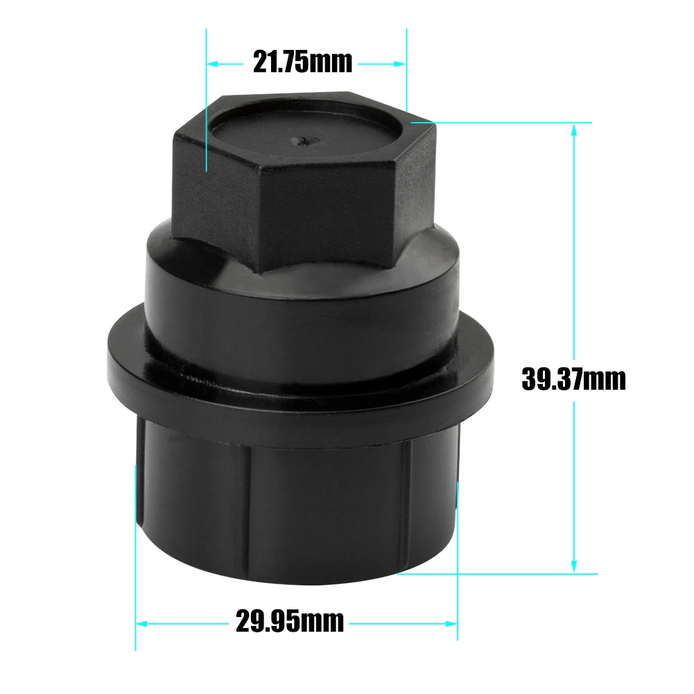 24Pcs Black Wheel Nut Covers Cap For Chevrolet Blazer Express Tahoe For GMC C1500 C2500 Yukon For Cadillac Escalade 15646250