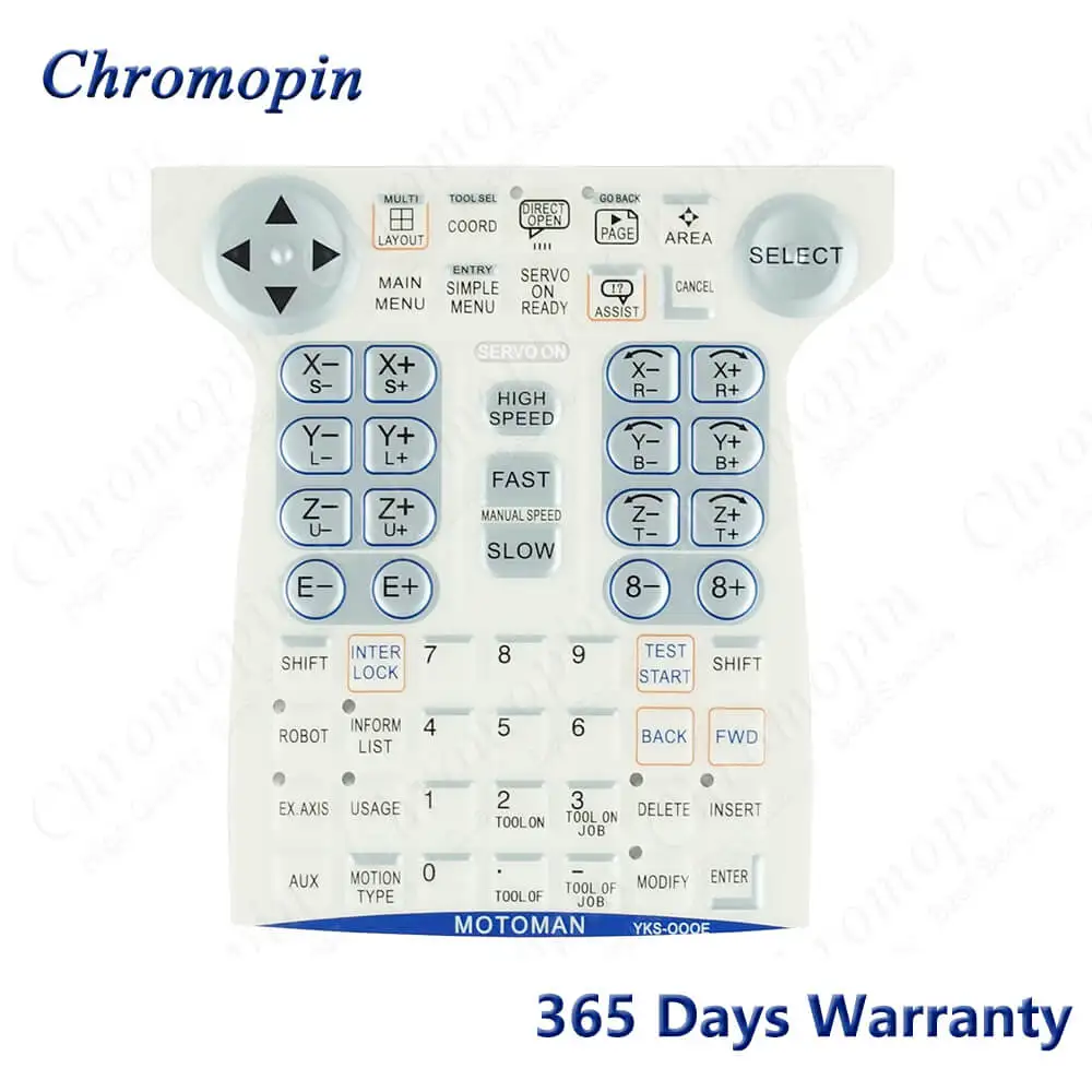 

YKS-000E Membrane Film for Yaskawa MOTOMAN DX100 Robot Teach Pendant Membrane Overlay Foil