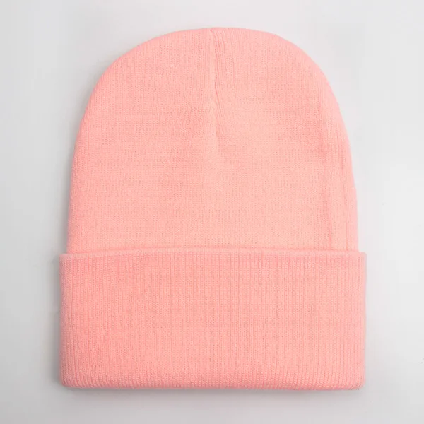 Solid Unisex Beanie Autumn Winter Wool Blends Soft Warm Knitted Cap Men Women SkullCap Hats Gorro Ski Caps 24 Colors Beanies, image 12