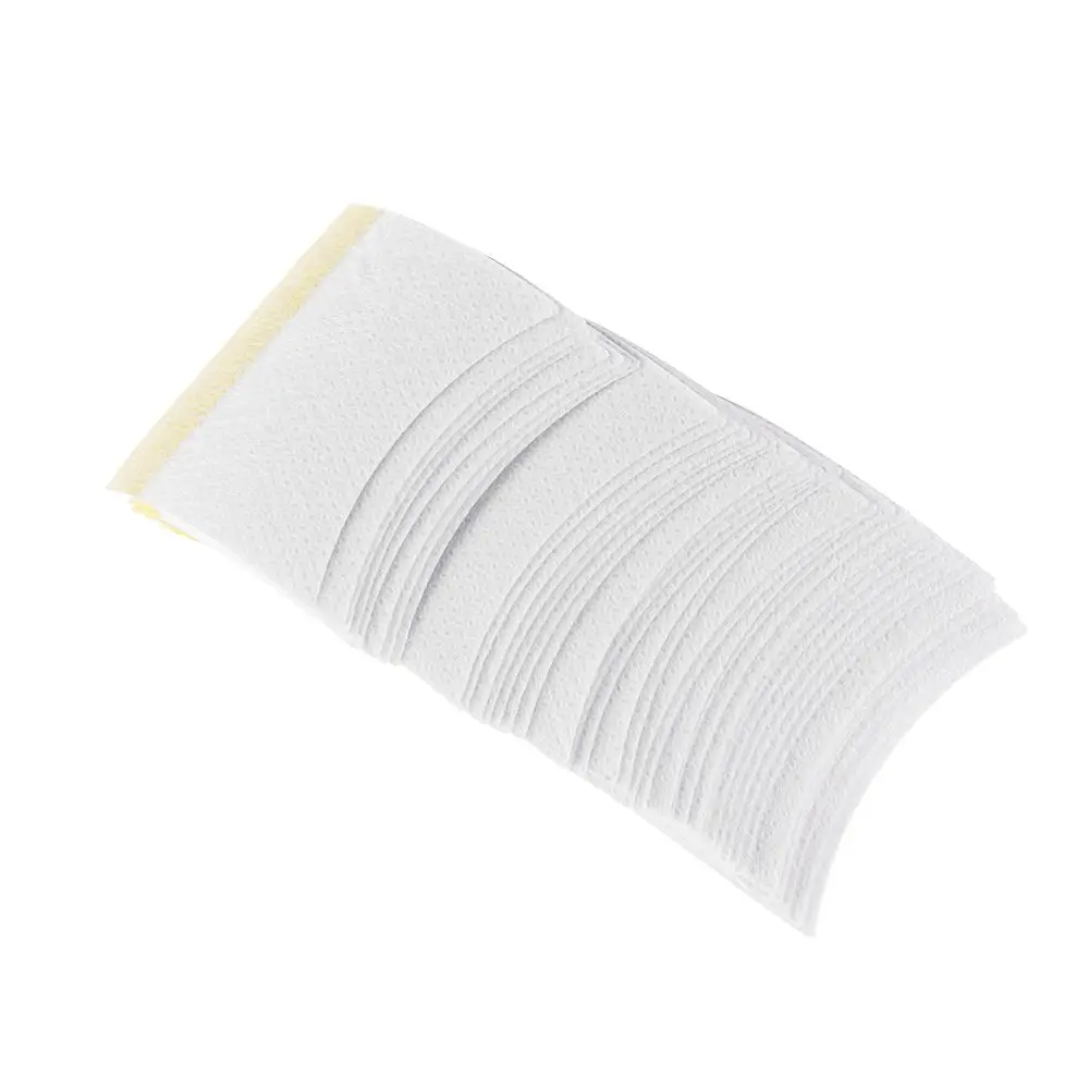 40pcs Woman's Fashion Eye Makeup Tools Disposable White Cotton Pads  False Eyelashes Under Eye Pads Eyelashes Extension Removing