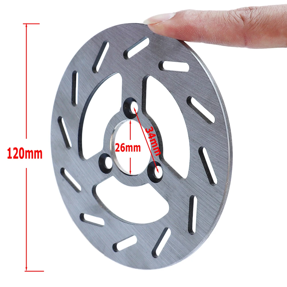 

26mm 120mm Brake Disc Rotor for 2 Stroke 47cc 49cc Electric Gas Scooter Mini Dirt Pocket Bike ATV Quad 4 Wheeler