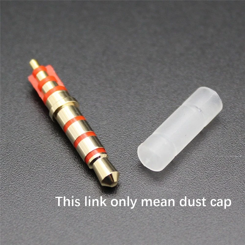 Dust Cap for DC 3.5mm Earphone Pin Dust Cover for Pole, Three Section Audio, Male End, Anti-Oxidation, Free Shipping, 100 PCs