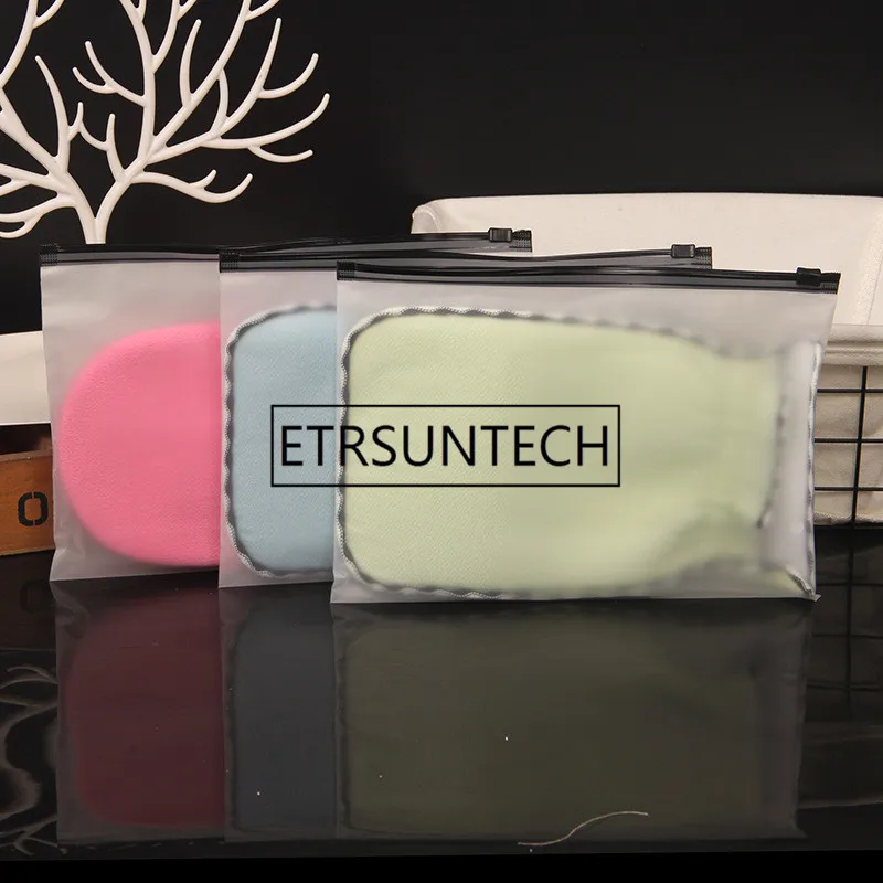 500Pcs/lot 2 Size EVA Socks Zipper Bag Bra Bath Towel Rubbing Bath Towel Children Underwear Bag