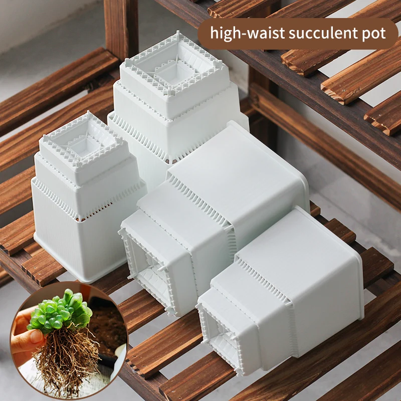 Meshpot Kunststoff Sukkulenten Topf High Saist Kaktus Pflanzer Bonsai Garten Lieferant aus gezeichnete Drainage und atmungsaktive Pflanzen Topf – Detail 3