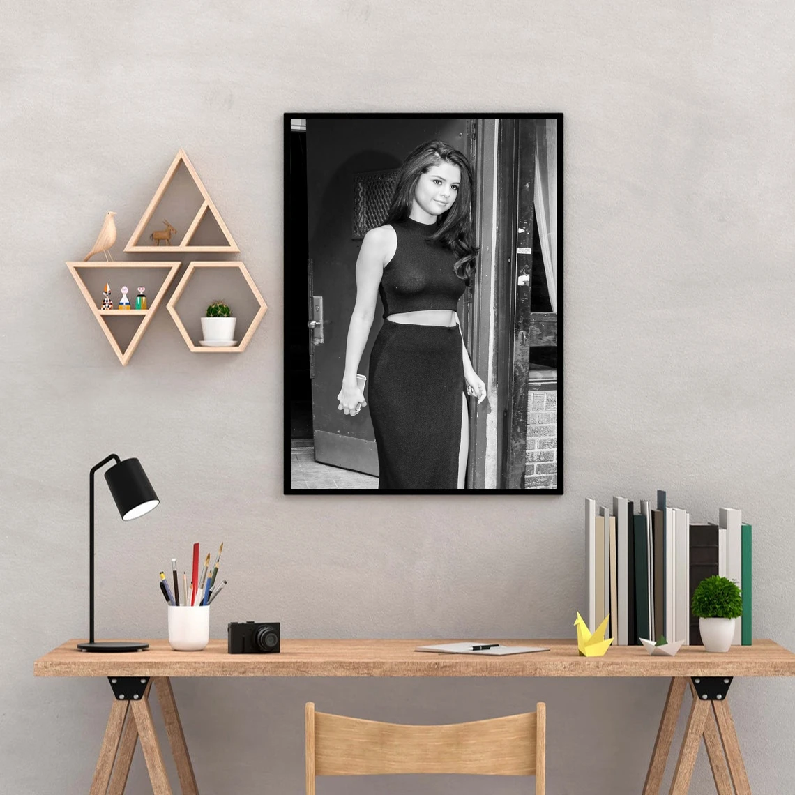 Selena Gomez Poster Music Star Poster Canvas Art Print Home Decoration Wall Painting ( No Frame )