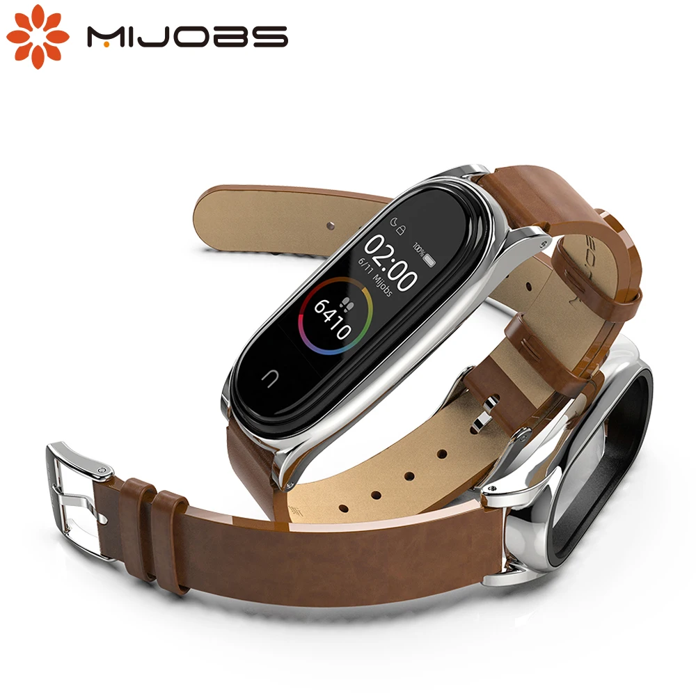 Strap For Xiaomi Mi Band 9 8 7 6 5 For Mi Band Bracelet Leather Wrist Strap For Mi Band 7 Wristbands NFC Pulseira For Mi 5 Band