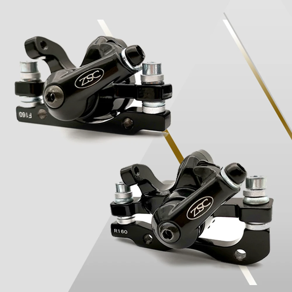 

mechanical disc brake one set mountain bike brake for Disc brake caliper MTB accesories Bicycle Parts Aluminum Alloy