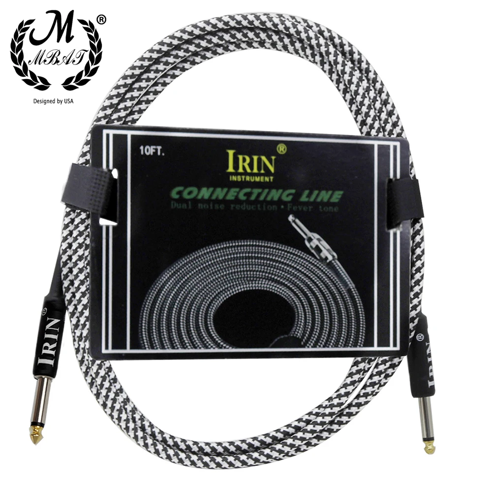 

M MBAT 3 Meters No noise and high-shielding Cable for Electric Guitar Bass Amplifier Keyboard Microphone Music Cord Accessories