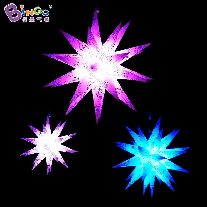

Multiple inflatable star lights with LED hanging-dec star balloons for club party decoration - toys