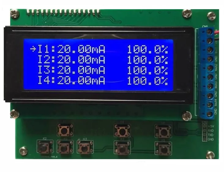 4-20mA Multi-channel Current Signal Generator 0-20mA Four-channel Signal Generator