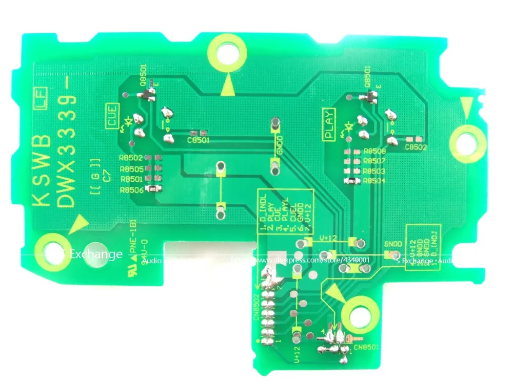 2 قطعة/الوحدة اللعب جديلة الدوائر مجلس PCB - DWX 3339 DWX3339 ل بايونير CDJ 2000 نيكزس الأخضر اللون