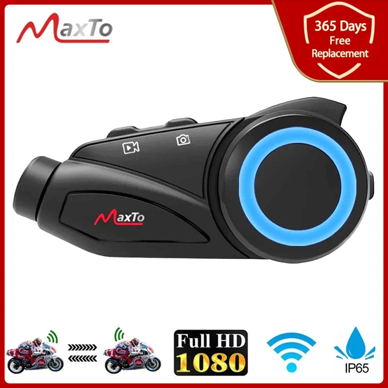 Maxto M3: La Mejor Solución de Comunicación para Motociclistas con Conexión Bluetooth y Grabación de Vídeo