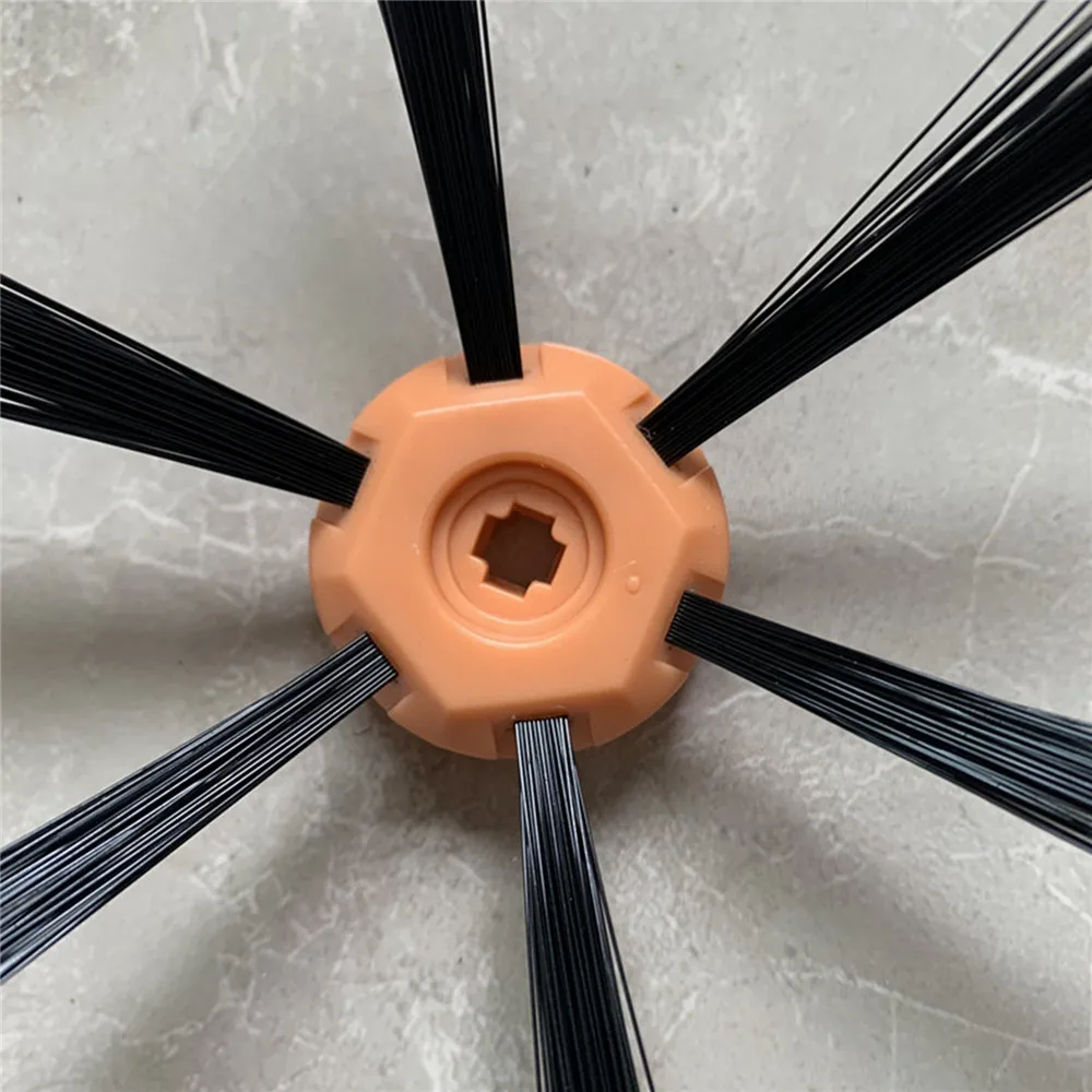 6 escovas laterais dos pces escova de limpeza para konka kc_vs66/vs39 arrebatadora acessórios do robô