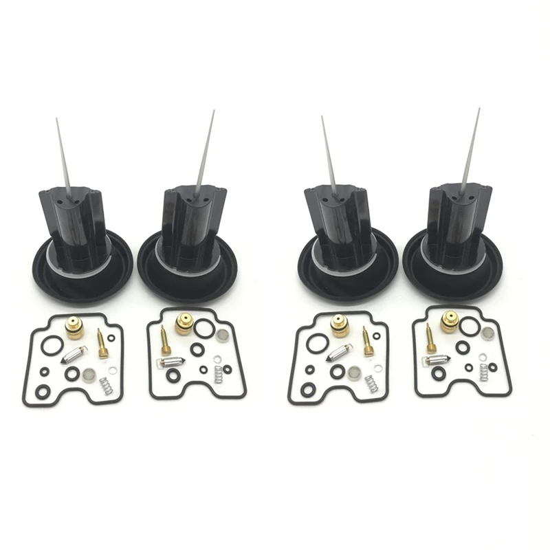 4 Set For Bandit 1200 GSF1200 GSF1200S Plunger Diaphragm Parts Of Motorcycle Carburetor Repair Kit