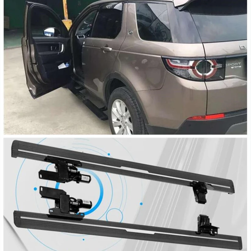 

For LAND ROVER Discovery Sport 2013-2019 Electric Motor Automatic Switch Closed Running Boards Side Step Bar Pedals