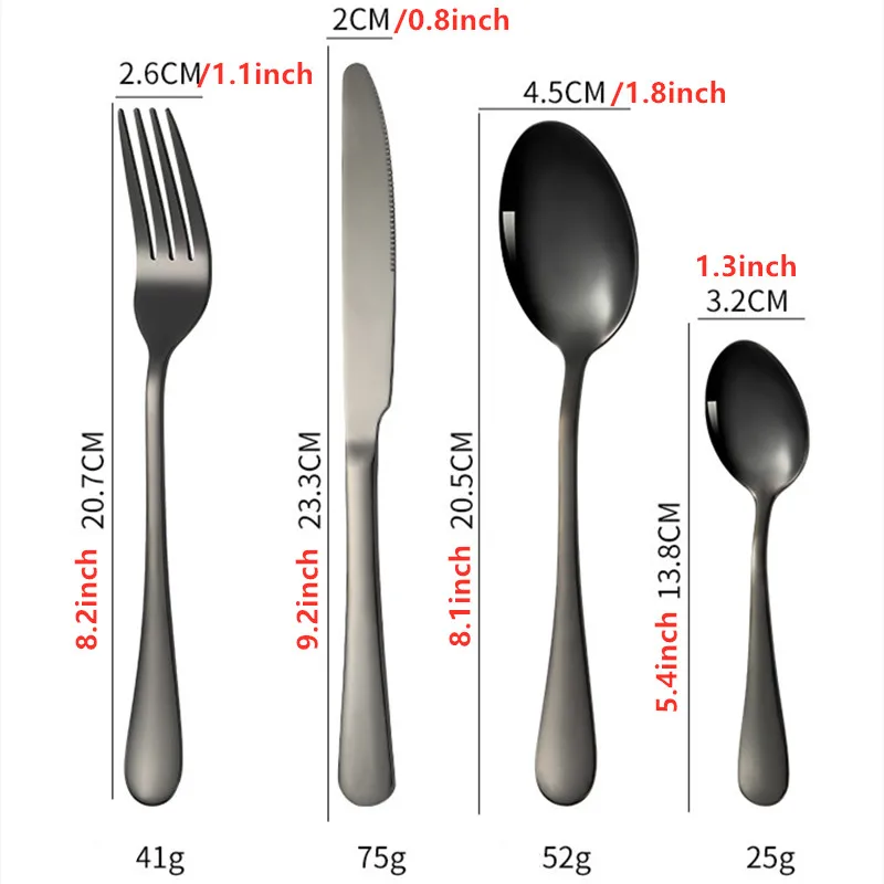 

2024 New 24 High-end Cutlery Set Stainless Steel Cutlery Set Cutlery, Fork, Coffee Spoon Cutlery Set Dishwasher Safe Cutlery Set