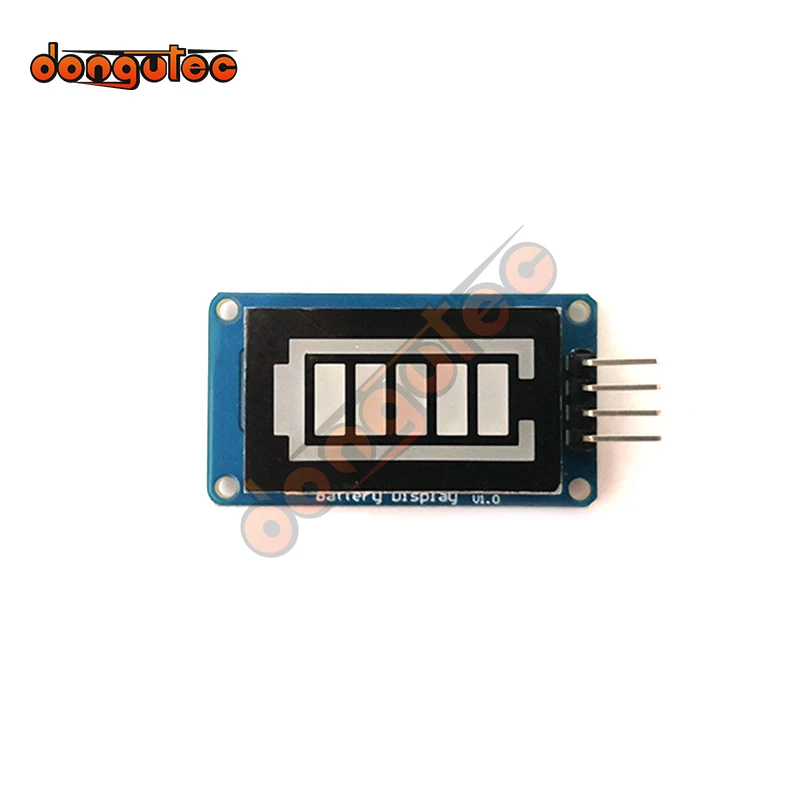 Battery Style Digital Tube LED Battery Level Display Module Green inside and Red outside for Arduino