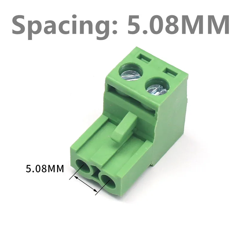 10PCS KF2EDGK 5.08 2EDG PCB 2PIN /3P/4P/5P/6P/7P/8P/9P/10P Connector Plug-In Terminal Block Housing Phoenix Contact Degson