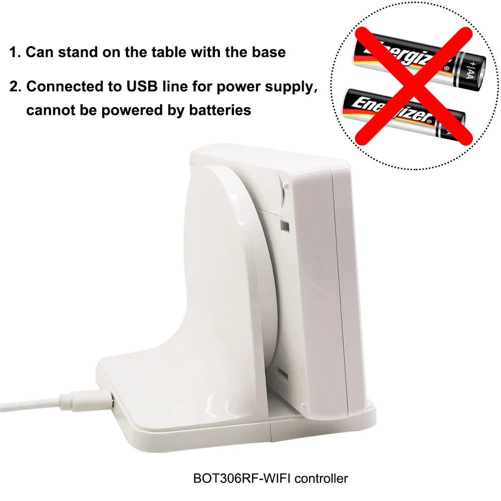 Beok-RF Wifi termostato inteligente inalámbrico para caldera de Gas, controlador de temperatura alimentado por USB, funciona con Google Home, Alexa