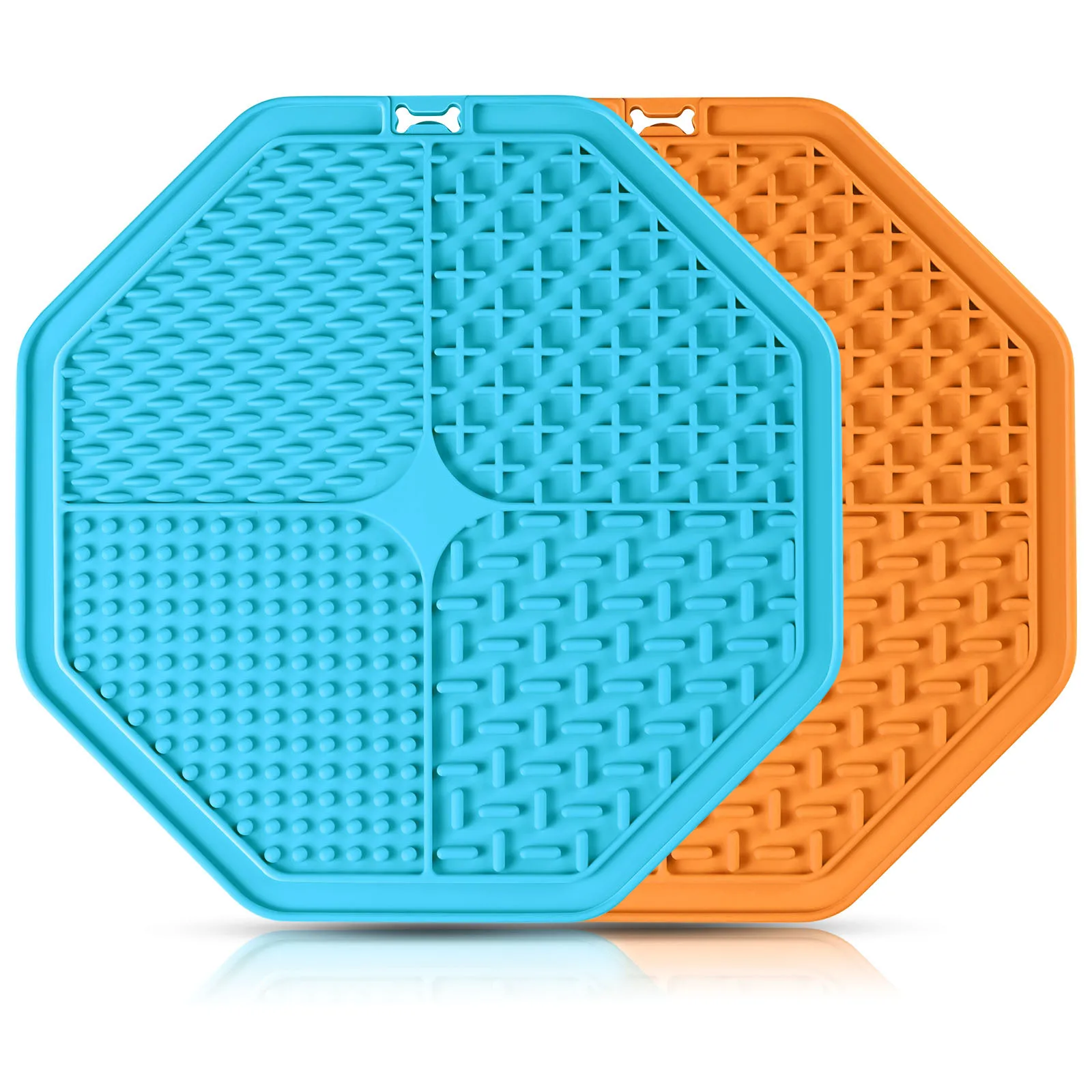 

Silicone Pet licking Pad, Slow Food Bowl with Sucker, Dog licking Pad