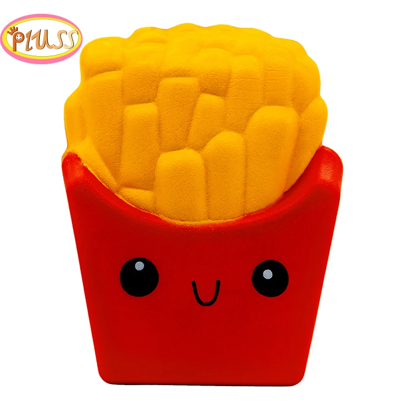 Jumbo French Fries Scented Squishy Kawaii Slow Rising Soft Stuffed Squeeze Kids Grownups Stress Relief Toy Gift