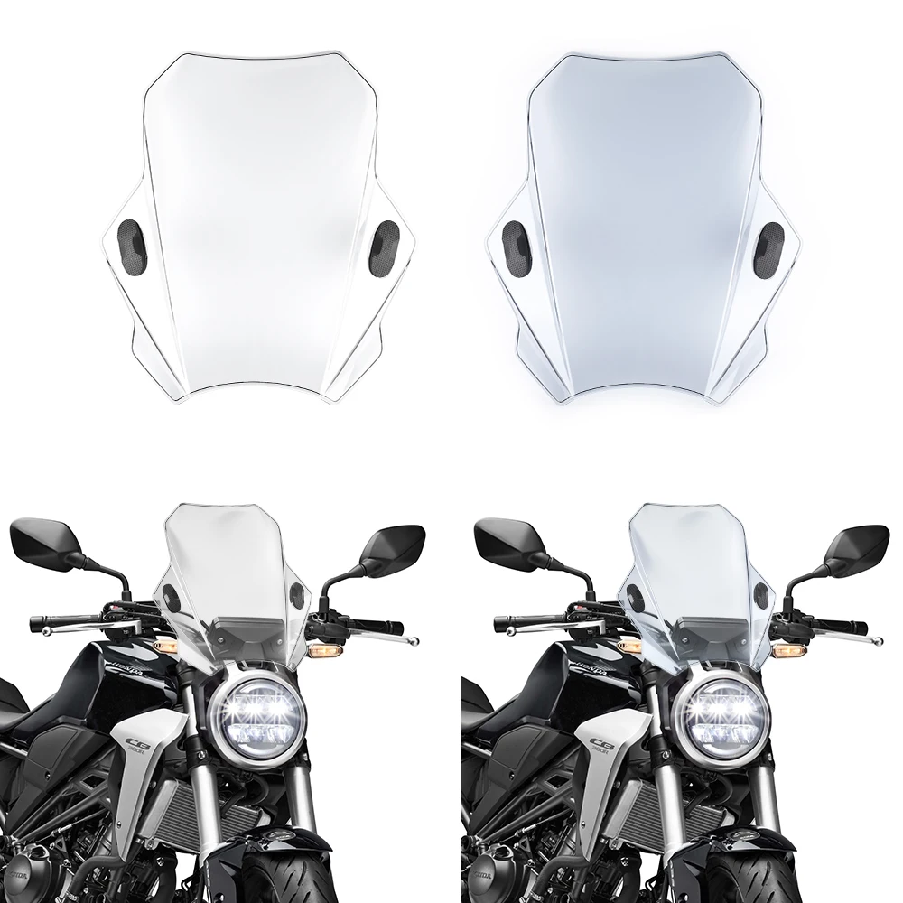 

For BMW G310R Motorcycle Universal Windshield R1150R R1200R F800S F800ST F650GS Windscreen For CB500X NC700X NC750X