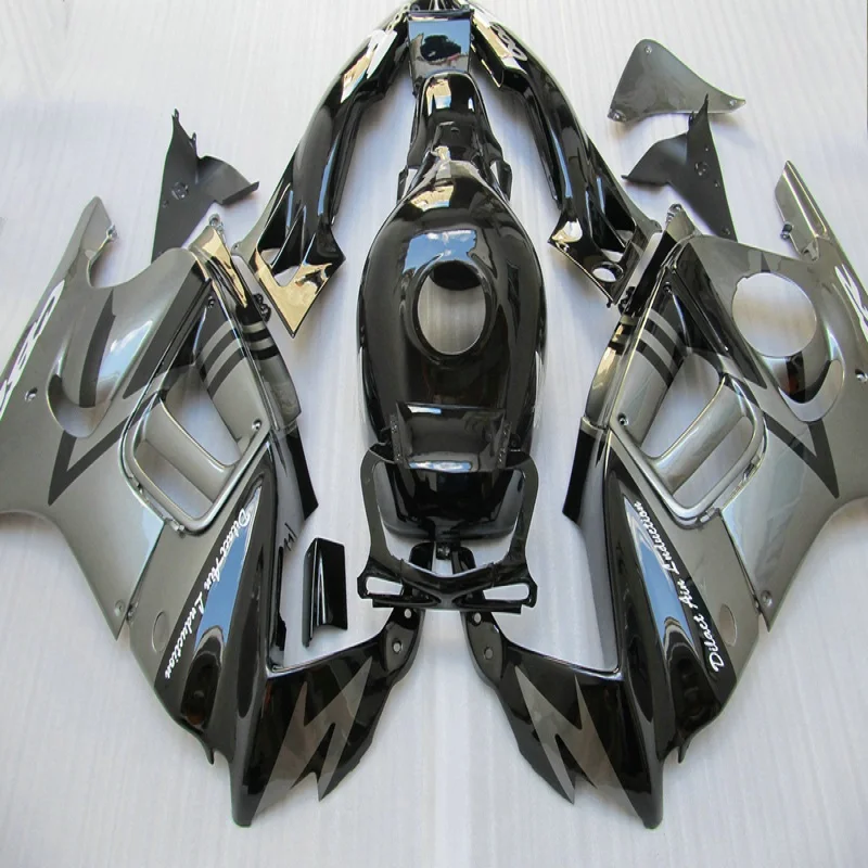 Gray black  ABS Fairings parts for Honda 97 CBR 600 F3 98  CBR600 F3 1997 1998 ABS  motorcycle fairing