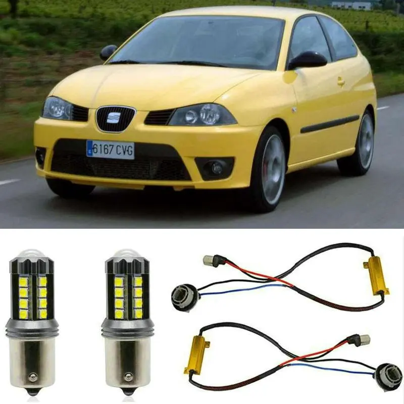 

Fog lamps for SEAT Ibiza 3 III 6L1 Stop lamp Reverse Back up bulb Front Rear Turn Signal error free 2pc