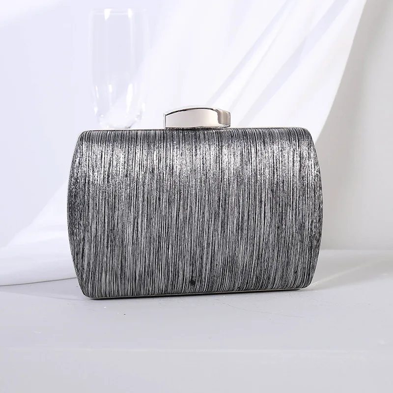 Women Clutch Purse Wedding Luxury Designer Handbag Silver Party Banquet Small Chain Evening Bag Shoulder Crossbody Bag Sac X503H