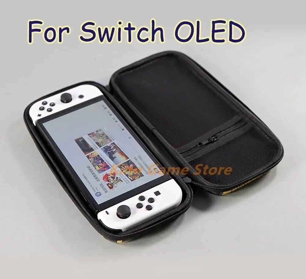 2Pcs สำหรับ Nintendo Switch OLED โฮสต์ Hard ป้องกัน EVA กระเป๋าแบบพกพากันน้ำสำหรับใส่สวิทช์ PRO