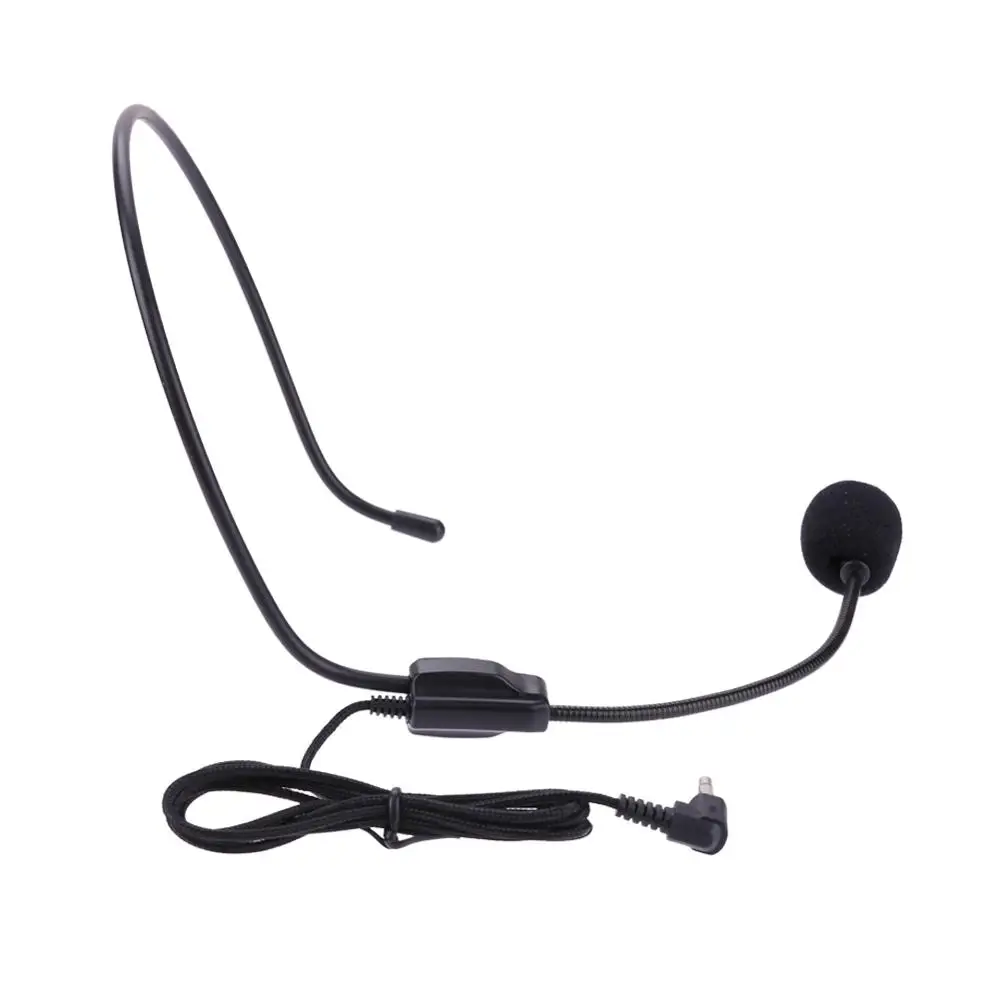 Portable Headset Microphone Wired 3.5mm Jack Condenser with Mic For Loudspeaker For Tour Guide Teaching Lecture Microphone