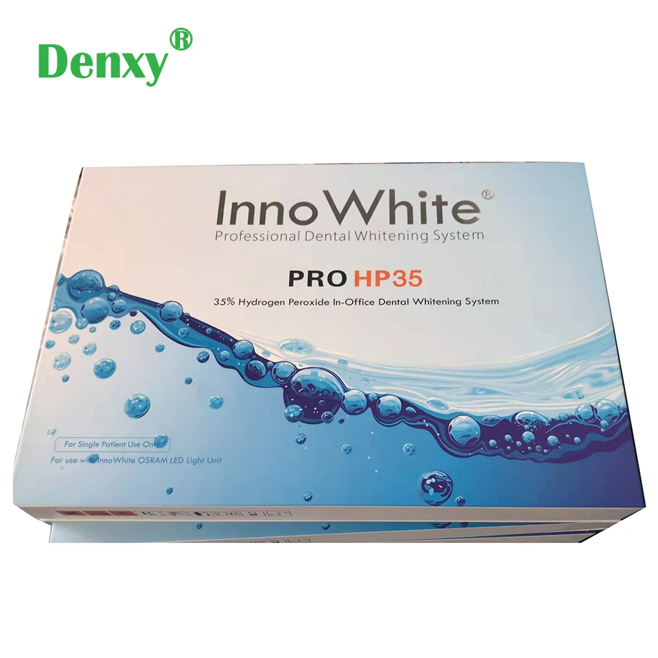 1 box Denxy Dental Teeth Whitening Kit 35% Peroxide Professional Bleach System Tooth Whitening Tooth Whitener Bleaching Gel