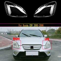 Headlight Lens For Honda CRV 2005 2006 Headlamp Cover Car Replacement Auto Shell Cover