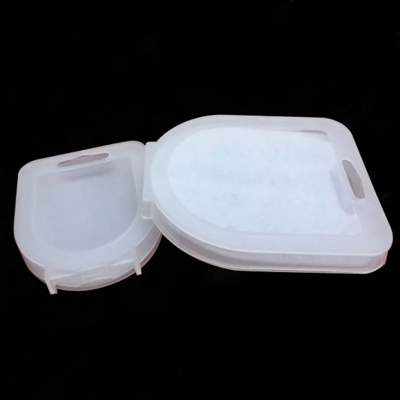 Translucent small/big 37-62mm/67-82mm Camera Lens Filter UV CPL FLD ND Filter Storage Box Bag Case camera accessories