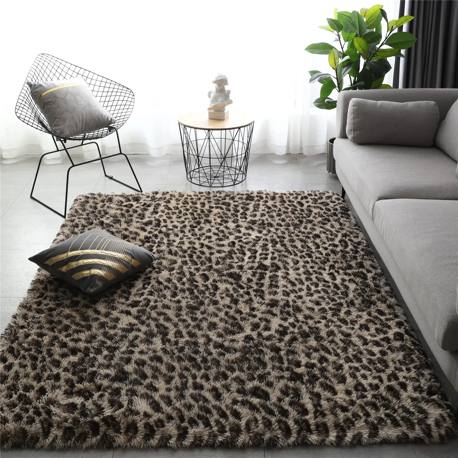 Fluffy Shag Area Rug for Living Room Non-Slip Cute Luxury Shaggy Floor Carpet Large Plush Furry Shag Rug Super Soft Fuzzy Carpet